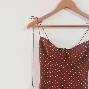 reformation | juliette dress in cappuccino ↷